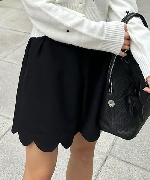 ST.ROONEY（セントルーニー） パンツ スカラップショートパンツ「S