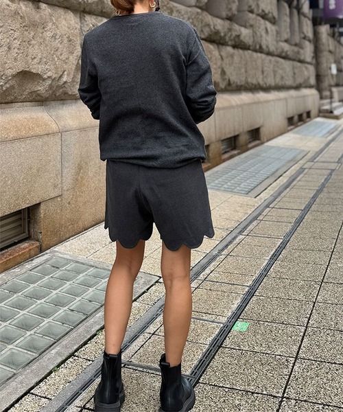 ST.ROONEY パンツ スカラップショートパンツ「Sサイズ・低身長