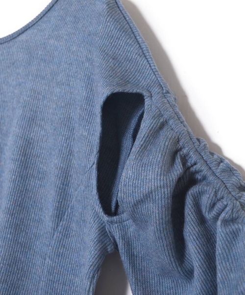 「w closet」 ニットワンピース FREE ライトベージュ レディース_画像3