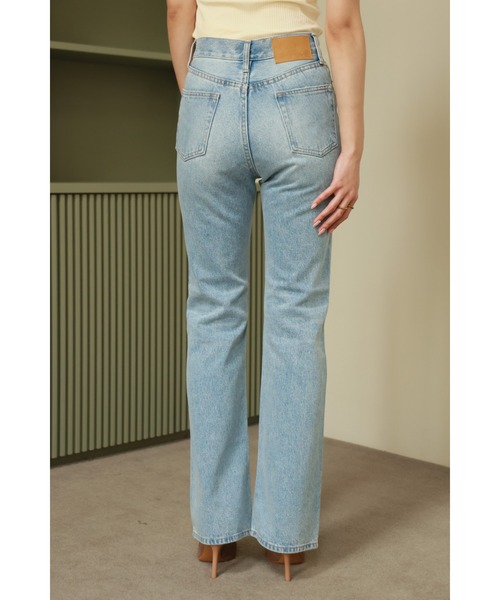 [Vicente] обработка ботинки cut Denim брюки MEDIUM голубой женский 