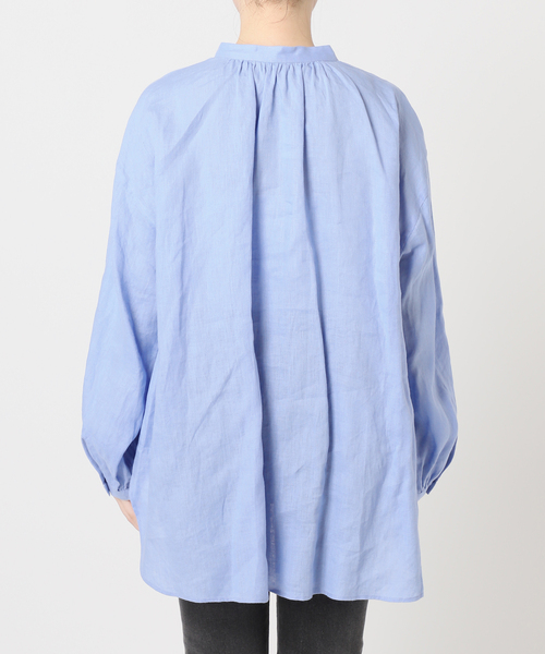 JOURNAL STANDARD relume ブラウス シャツ カラーリネンギャザー