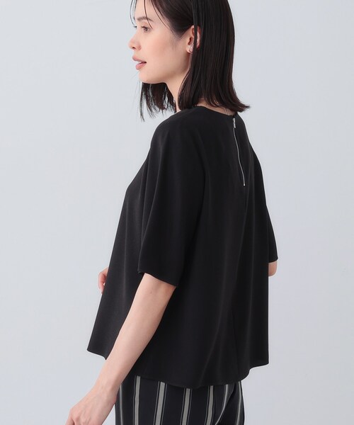 INDIVI ブラウス シャツ 春SALE！「日本製／トリアセテート混
