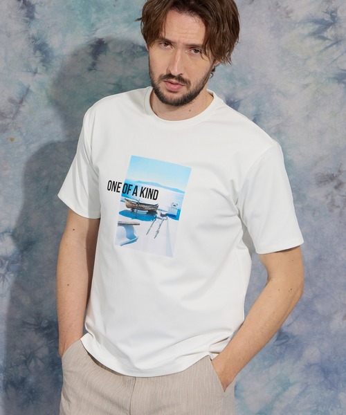 HIDEAWAYS NICOLE（ハイダウェイ ニコル） tシャツ アラカルトプリント