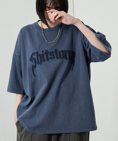 【Bad Spirit】バッドスピリット ヴィンテージ加工カットソー VINTAGE - 【Bad Spirit】バッドスピリット ヴィンテージ加工