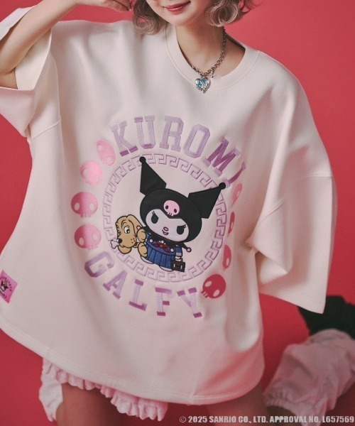 GALFY（ガルフィー） tシャツ 「GALFY×KUROMI」みんな大好き