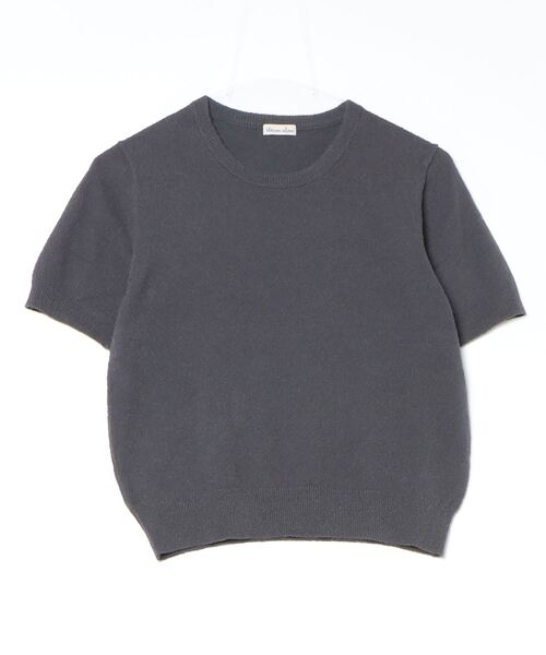 「Steven Alan」 半袖ニット FREE ダークグレー レディース
