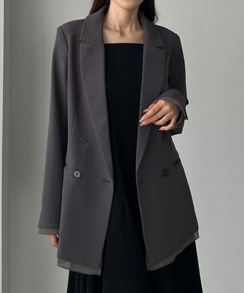 Louere（ルエレ） ジャケット テーラードジャケット 「肩パット入り