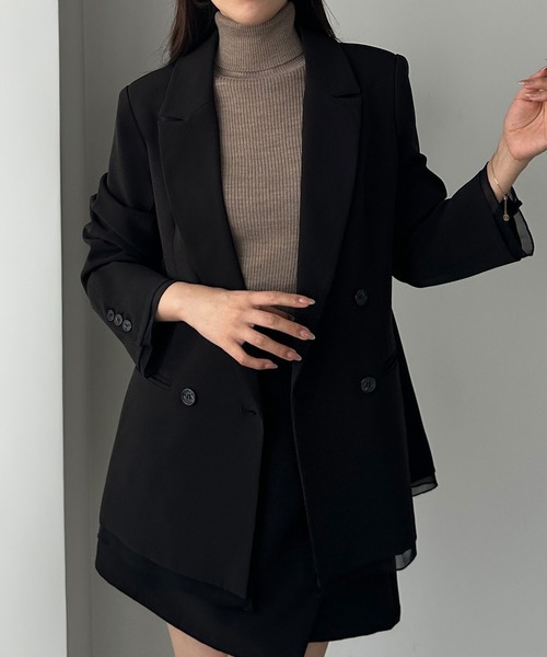 Louere（ルエレ） ジャケット テーラードジャケット 「肩パット入り