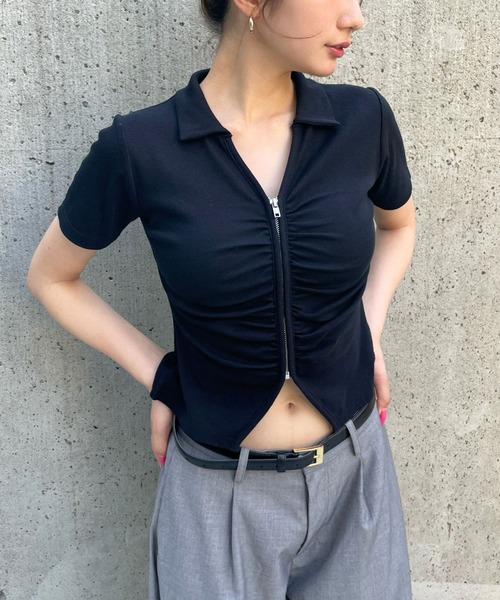 tシャツ 3.3 Field Trip／リブZIPカーディガン レディース