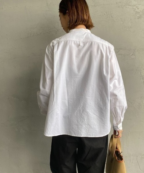 Danton 「DANTON」 長袖ブラウス 38 ホワイト レディース