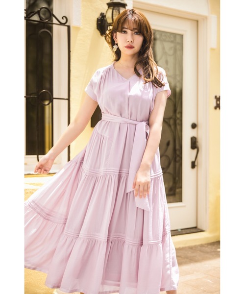 日本最大のブランド to lip Her ワンピース ZOZOTOWN : Dress Shirt Belted Mistral ワンピース