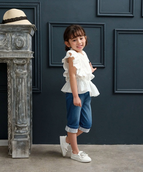 Rora(ローラ) ブラウス シャツ レナ リネン ブラウス キッズ 子供服 Rora(ローラ) ブラウス シャツ レナ リネン ブラウス キッズ 子供服