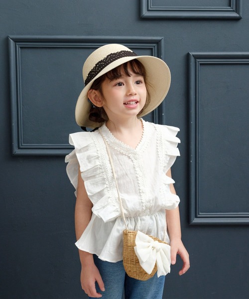 Rora（ローラ） ブラウス シャツ レナ リネン ブラウス キッズ 子供服