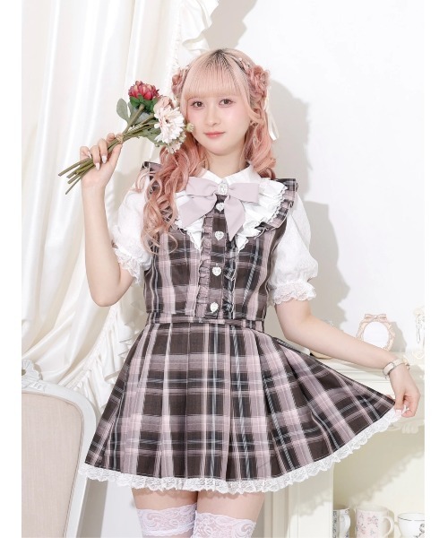 NOEMIE（ノエミー） ワンピース ハートビジューバックリボンラッフル