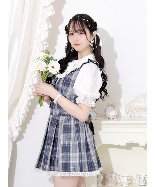 NOEMIE（ノエミー） ワンピース ハートビジューバックリボンラッフル