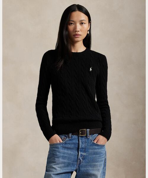 POLO RALPH LAUREN ニット セーター ケーブル ウールカシミヤ