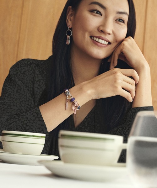 PANDORA 「Pandora」 ブレスレット 18cm シルバー レディース