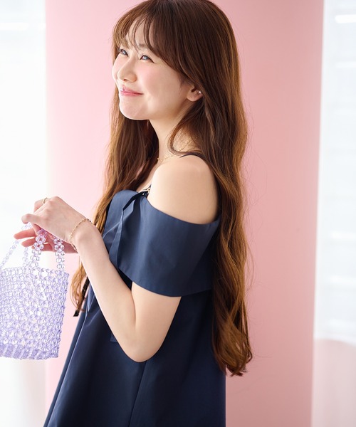 ストラ新品⭐️洗える❗️取り外しリボン付きオフショルブラウス3wayブラウス Stola. - ストラ新品⭐️洗える❗️取り外しリボン付きオフショル