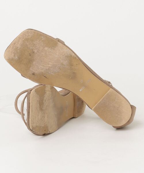 「SHENERY」 フラットサンダル 37 ベージュ レディース_画像3