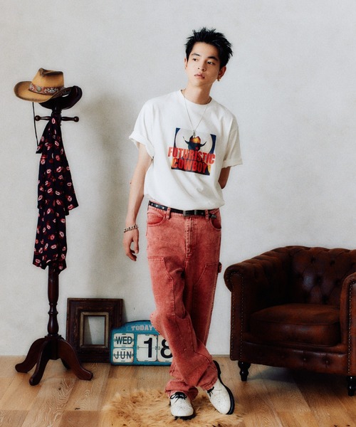「FTW」 デニムパンツ LARGE オリーブ メンズ