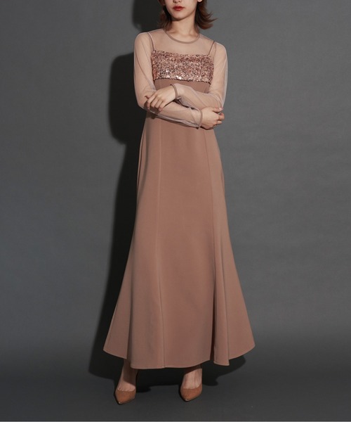 My shawty（マイシャウティー） ドレス 2way glitter bustier dress