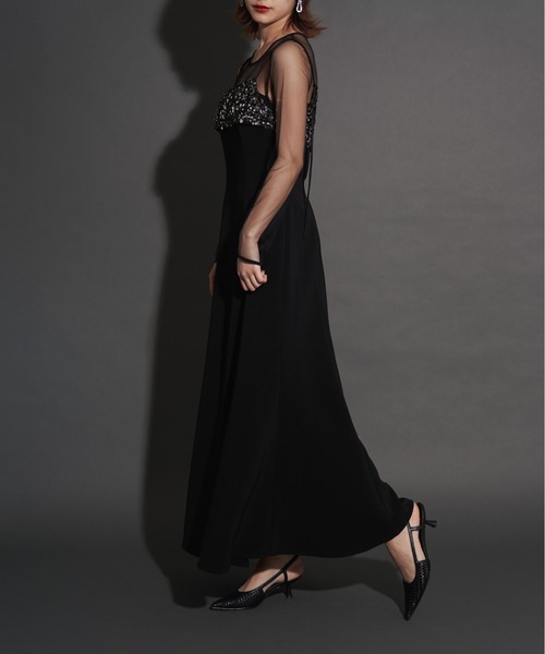 My shawty（マイシャウティー） ドレス 2way glitter bustier dress