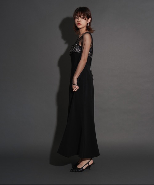 My shawty（マイシャウティー） ドレス 2way glitter bustier dress