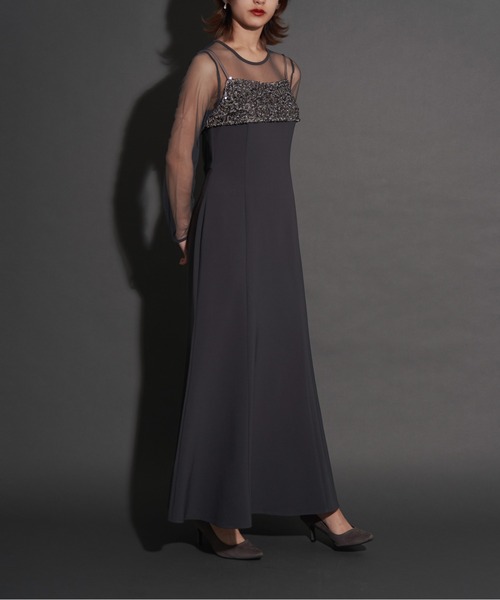 My shawty（マイシャウティー） ドレス 2way glitter bustier dress