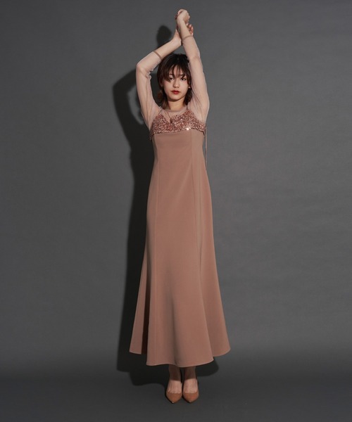 My shawty（マイシャウティー） ドレス 2way glitter bustier dress