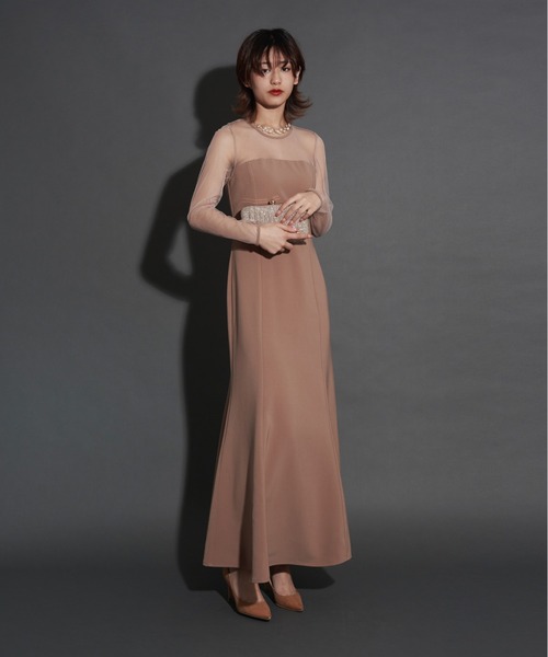 My shawty（マイシャウティー） ドレス 2way glitter bustier dress