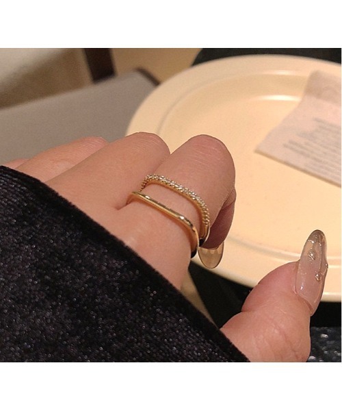 指輪 リング ゴールド14金コーティングリング レディース メンズ