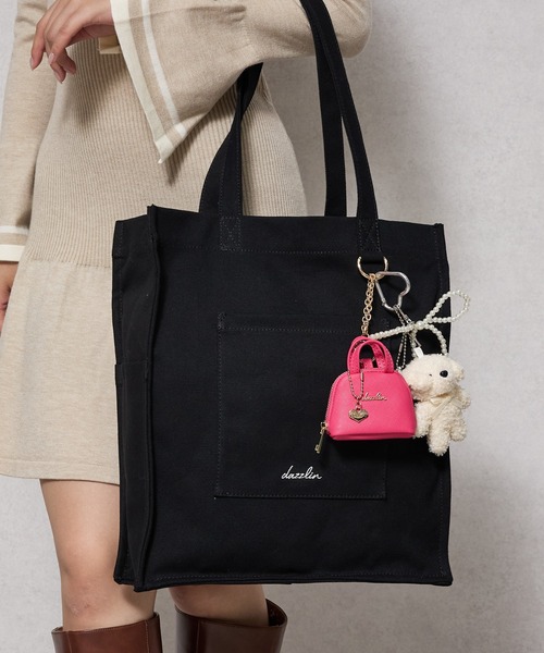 美品 dazzlin ダズリン トートバッグ ハンドバッグ レザー レッド 花柄 1106268866.jpg?1611626298