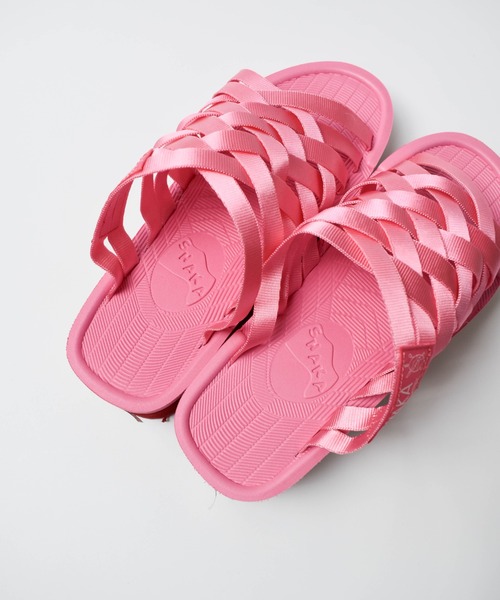 「SHAKA」 フラットサンダル 23.0cm ピンク レディース_画像3