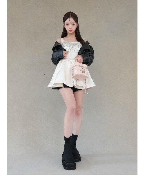 【ぽっぽむ♥】darich ショートブーツ Darich ブーツ ウルトラストレッチフラットショートブーツ