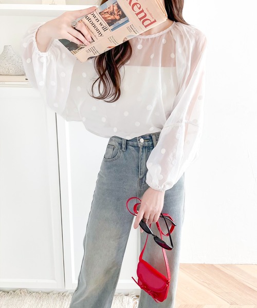 「classicalelf」 7分袖ブラウス LARGE ブラック レディース