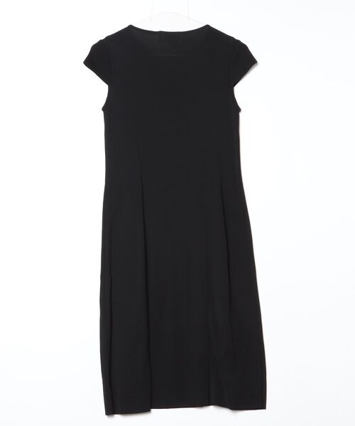 HANAE MORI ALMA EN ROSE」 半袖ワンピース 38 ブラック