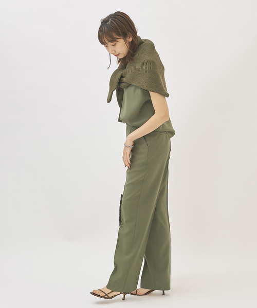 plage 「Plage」 スラックス 38 グリーン レディース : ZOZOTOWN Yahoo