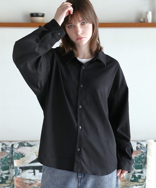 ROCHEM（ローシェン） シャツ ヴィンテージ加工アソートオンブレ