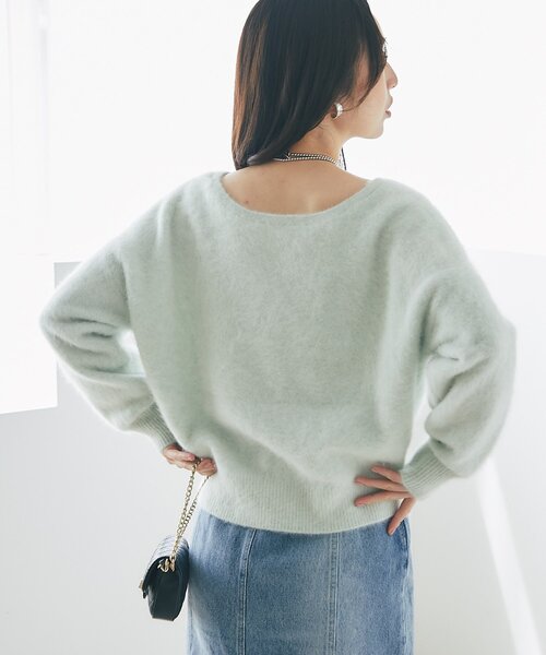 La boutique Bonbon ニット セーター 「最強美人見え」ヘアリー
