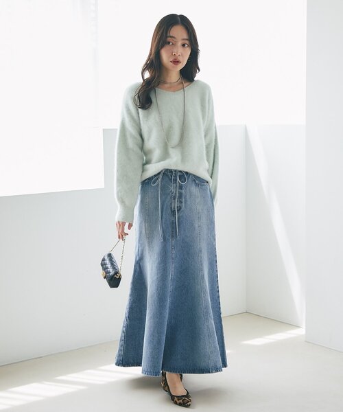 La boutique Bonbon ニット セーター 「最強美人見え」ヘアリー