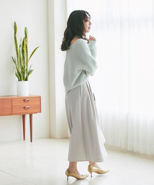 ラブティックボンボン ロングフェザー2WAYニット ロングフェザー2WAYニット | La boutique BonBon(ラブティックボンボン