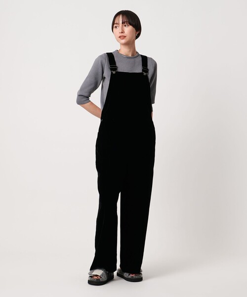 UNITED ARROWS サロペット オーバーオール ベルベット パンツ