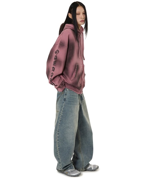 OY（オーワイ） パーカー 「OY/オーワイ」DIRTY SPRAY EFFECT HOODIE