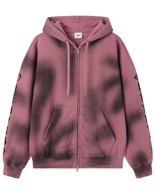 OY（オーワイ） パーカー 「OY/オーワイ」DIRTY SPRAY EFFECT HOODIE