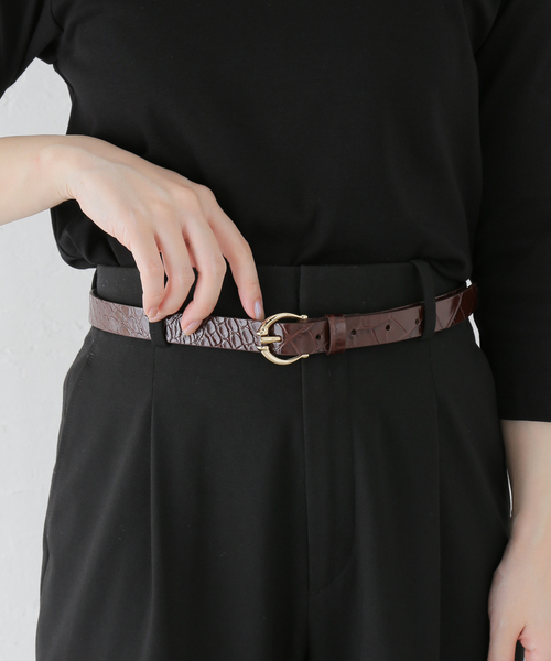 La TOTALITE（ラ トータリテ） ベルト LEFIJE / レフィエ 型押しレザー