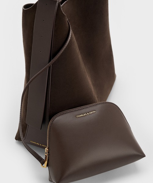 チャールズアンドキース　エドナ　ショルダーバッグ CHARLES ＆ KEITH（チャールズ&キース） ショルダーバッグ バッグ Edna