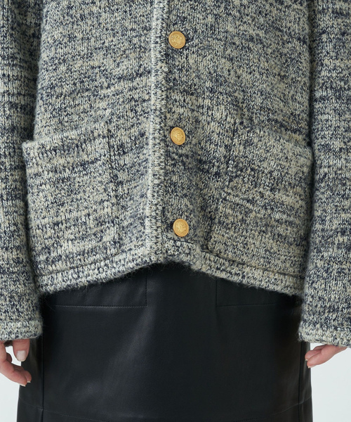 MACPHEE（マカフィー） ニットカーディガン S グレー系その他