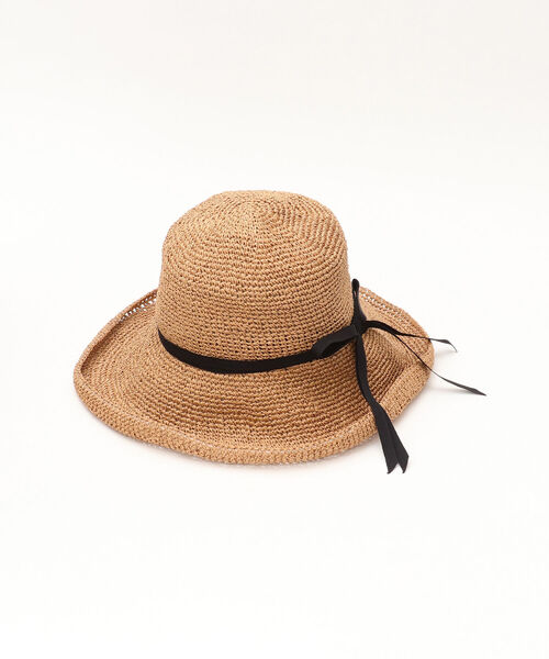 「Afternoon Tea」 ストローハット ONE SIZE ベージュ レディース_画像6