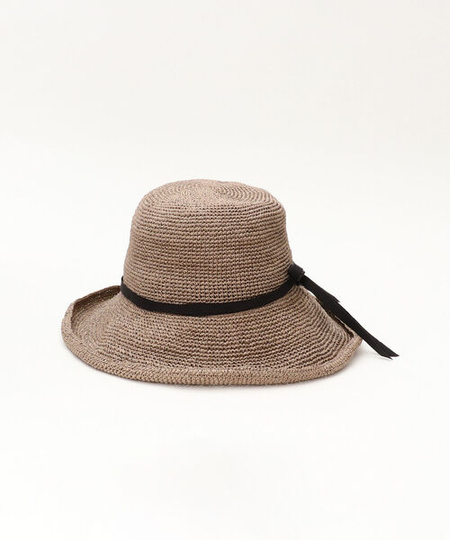 「Afternoon Tea」 ストローハット ONE SIZE ベージュ レディース_画像9