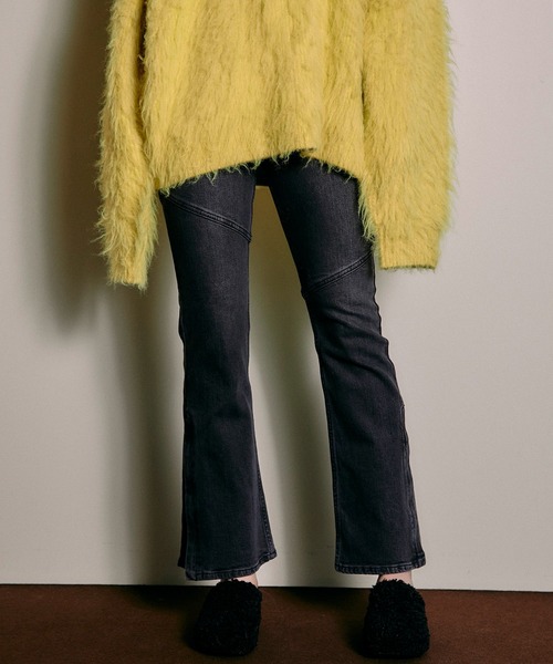 MAISON SPECIAL（メゾンスペシャル） デニムパンツ 36 ブラック